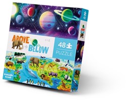 Crocodile Creek Puzzle Erde Weltraum Lernspiel Karton 48 Teile Kinder