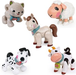 Tolo Spielzeug Bauernhof Tiere Set - First Friends - nachhaltiges Bio Spielzeug