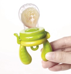 KidsMe Food Feeder Fruchtsauger Lutschbeutel für Baby - Größe L - Grün