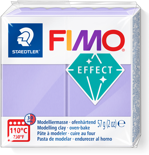 Fimo Modelliermasse soft lila 57g - kreative Polymer Knete