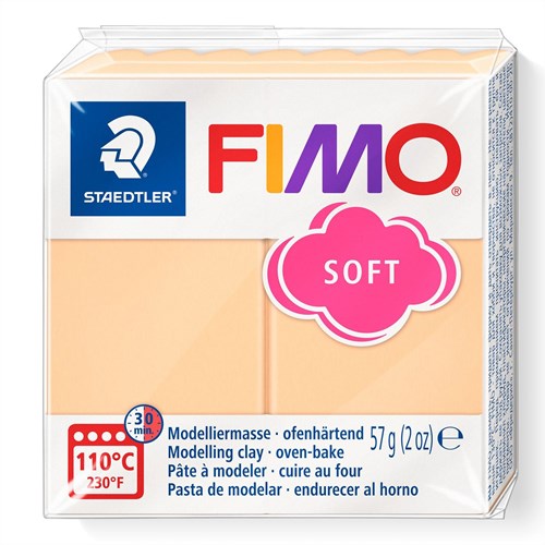 Fimo Modelliermasse soft pfirsich 57g ofenhärtend kreatives Spielzeug