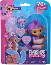 FINGERLINGS SNUGGLE TAILS MONKEY