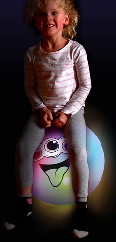Tobar space hopper Spielzeug mit Licht - bunte Hüpfball-3