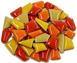 Colourful Mosaics Mosaikspielzeug Flip Mini Mix rot 100 g kreativ