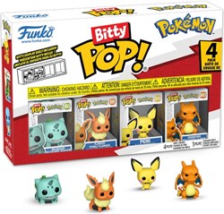 Funko Pokémon Bitty Pop Bulbasaur 4er-Pack Sammelfiguren Spielzeug