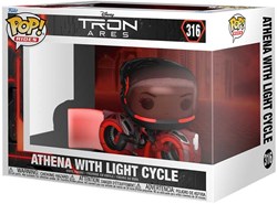 Funko Actionfigur Tron Ares Athena mit Light Cycle Pop Vinyl
