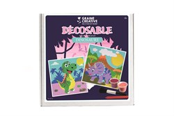 Graine Creative Sandmalset Dinosaurier 30x30 cm kreatives Spielzeug