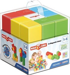 Geomag Bauset Magicube Green Line 24-teilig magnetisches Spielzeug