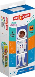 Geomag Bauset MagiCube Jobs - 3-teilig magnetisches Spielzeug