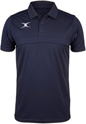 Gilbert Rugby Poloshirt Photon dunkelblau XS Polyester Sport