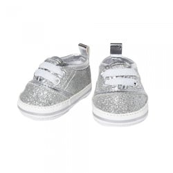 Glitzer Turnschuhe silber (38-45cm)