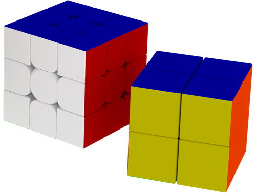 Goliath Speedcube Puzzle Nexcube Combo 3x3 2x2 - Geschicklichkeitsspiel-2