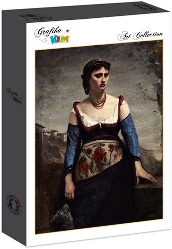Grafika Puzzle Jean-Baptiste-Camille Corot Agostina 1866 - 300 Teile Kinderpuzzle-2