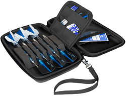 Harrows Darts Etui Blaze Pro 6 - schwarz - Aufbewahrung für Dartpfeile