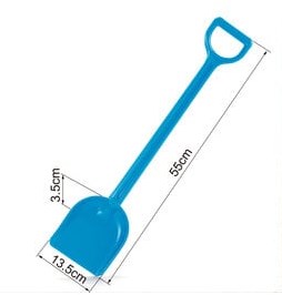 Hape Spielzeug Schaufel blau - 6er Set Sandkasten Strand-2