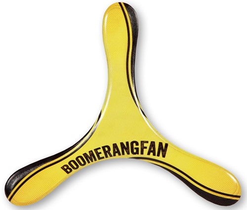 Boomerang Fan Boemerang HELIX Links 3blad.27cm.15m
