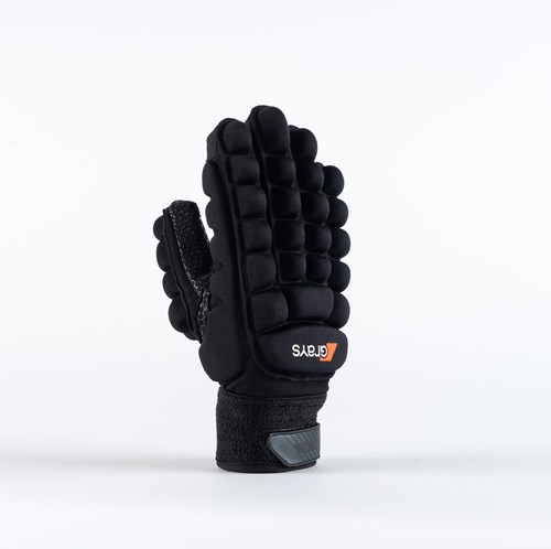Grays Hockeyhandschuhe International Pro Schwarz - Linke Hand - Größe 2XS