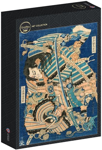 Grafika Hokusai - Kamakura no Gengoro Seizing Torinoumi Tasaburo -  Teile-2