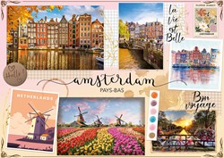 Nathan Puzzle Amsterdam Urlaub 1500 Teile Puzzle Erwachsene