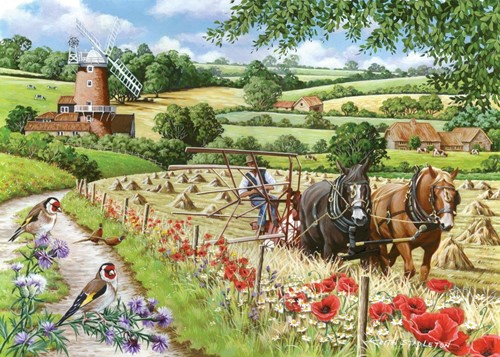 House of Puzzles Windmill Lane - BIG 500 Piece Jigsaw Puzzle