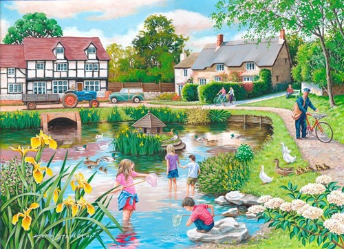 House of Puzzles XXL Teile - Ententeich - 250 Teile