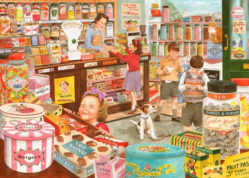 House of Puzzles XXL Teile - Süßes für Pfennige - 500 Teile