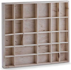 Playwood Holz Briefablage groß - kreative Aufbewahrung 45x40 cm
