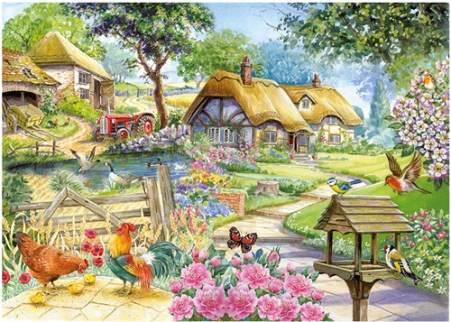 House of Puzzles Country Living - BIG 500 Piece Jigsaw Puzzle