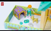 Hape Puppenhaus Tierarzt Holzspielset mit Zubehör-3