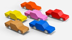Waytoplay Hin- und Herbewegungsauto – Gelb
