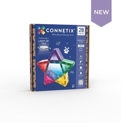 Connetix magnetisches Licht Baustein-Set 28 Stück - Lernspielzeug