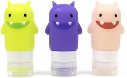 Yumbox Squeezie Monster Flaschen - Silikon Quetschflaschen für Kinder