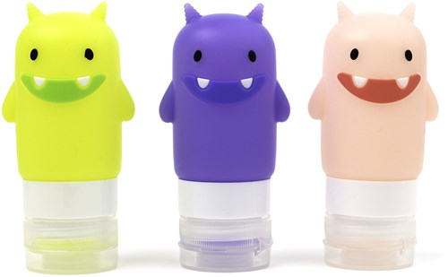 Yumbox Squeezie Monster Flaschen - Silikon Quetschflaschen für Kinder