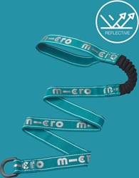 Montii Kinder Scooter Tragegurt elastisch reflektierend aqua