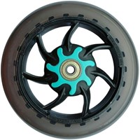 Micro Scooter Rad 145mm mint - Ersatzrad für Tretroller