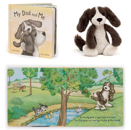 Jellycat Hundebuch Hundchen Schnuck Und Sein Papa Pappbuch Geschenk-2
