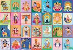 Hachette Puzzle Indien - 1000 Teile buntes Spielzeug