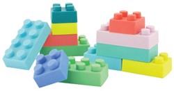 Infantino Bausteine - Super Soft 1st Building Blocks Set Mehrfarbig