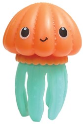 Infantino Badespielzeug Glowing Jelly Light orange blau sensorisch Baby