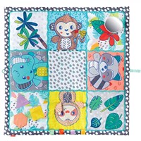 Infantino Spielmatte Jumbo Sensory Discovery Matte bunt Baby Krabbeldecke