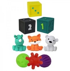 Infantino Badespielzeug Spielset Tub O' Toys - sensorisches Spielzeug