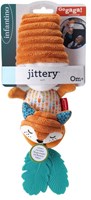 Infantino Kinderwagen-Spielzeug Fuchs mit Vibrationsfunktion und Beißspielzeug orange-2