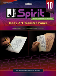 Jacquard Haut Transferpapier A4 10 Blatt für temporäre Tattoos
