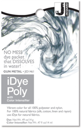 Jacquard Textilfarbe iDye Poly 14 g grau für Polyester und Nylon