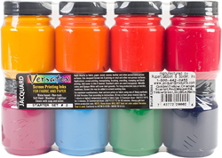 Jacquard Siebdruckfarben Set - Versatex 8 Farben 66,5 ml Textil