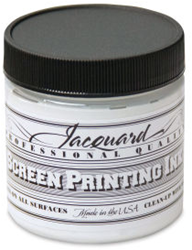 Jacquard Siebdruckfarbe 118 ml weiß - professionelle Textilfarbe