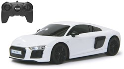 Jamara Audi R8 Spielzeugauto 1:24 weiß Fernbedienung 2,4GHz