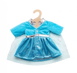 Heless Puppenmantel Eisprinzessin mit Umhang blau 28-35cm Puppenkleidung