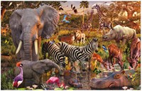 Ravensburger Puzzle Afrikanische Tierwelt - 3000 Teile Tiere
