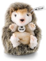 Steiff Plüsch Igel Joggi - Kuscheltier 10 cm braun Spielzeug-2
